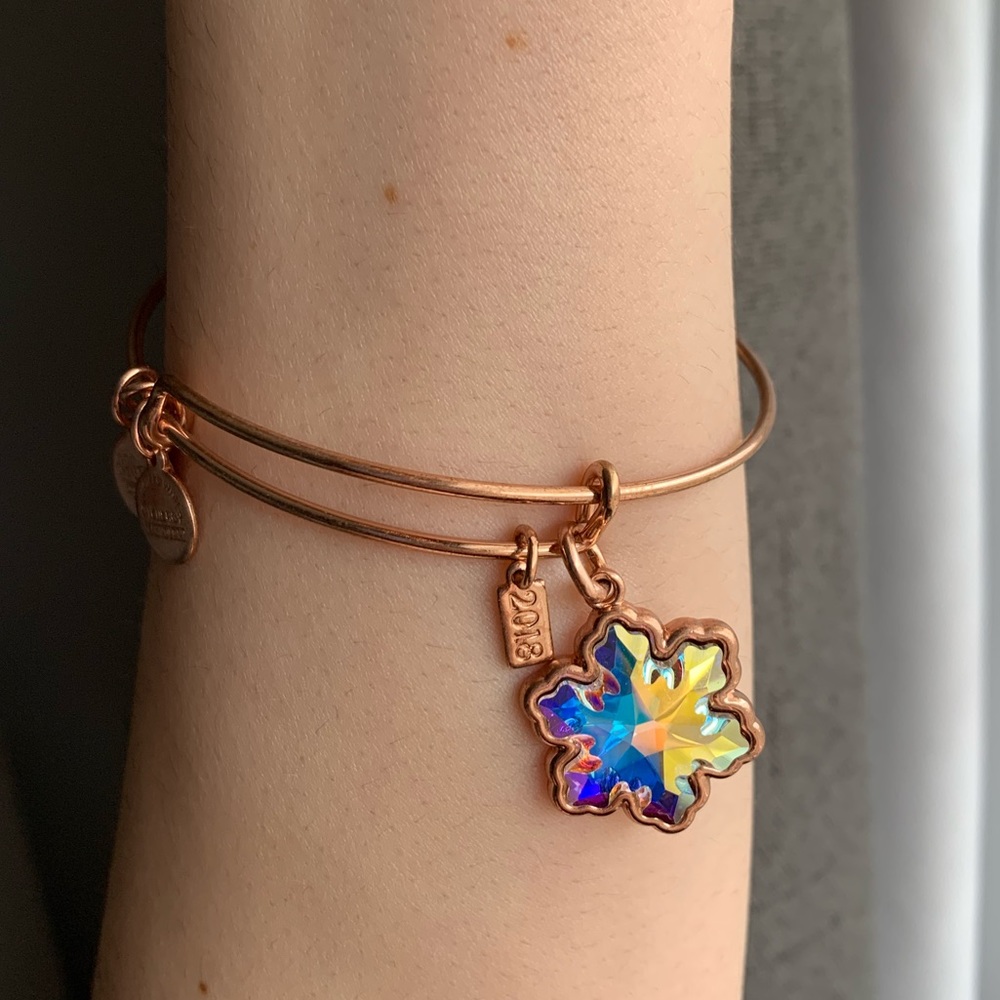 Alex and Alanis snowflake charm bracelet